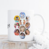 Multi Photo Collage Simple Moderne Personalized Grote Koffiekop