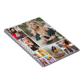 Multi Photo Collage Simple Moderne Personalized Notitieboek (Rechterzijde)