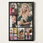 Multi Photo Collage Simple Moderne Personalized Planner (Achterkant)