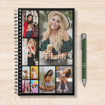 Multi Photo Collage Simple Moderne Personalized Planner<br><div class="desc">De Simple Modern Personalized Planner is voorzien van een fotocollage van negen van uw favoriete foto's en gepersonaliseerd met jouw naam of aangepaste tekst in de hedendaagse typografie. Perfect gepersonaliseerde cadeaus familie en vrienden voor verjaardagen, Kerstmis, Moederdag, Vaderdag, Grootouders, broer, zus, beste vriend en meer. Ontworpen door ©Evco Feestdagen www.zazzle.com/store/evcoholidays...</div>
