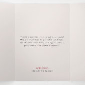 Multi Photo Collage Trifold Letter Fold Invitation Drieluik Uitnodiging (Binnenkant midden)