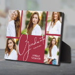 Multi Photo Crimson Afstuderen Keepomwille Fotoplaat<br><div class="desc">Een vijf shows van het de recensentennet van de fotocollege van uw favoriete foto's op dit afstuderen keepname met het woord afstuderen,  klassenjaar en naam. Meer kleuren voor u in onze winkel en uitnodigingen,  briefkaarten en aankondigingen van graduatiepartijen.</div>