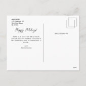 Multi Photo Doodle Lijsten Wat een jaar Kerst Feestdagenkaart (Achterkant)