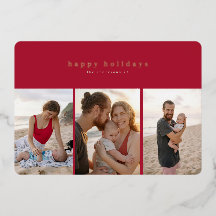 Multi Photo Folie geperste moderne fotokaart