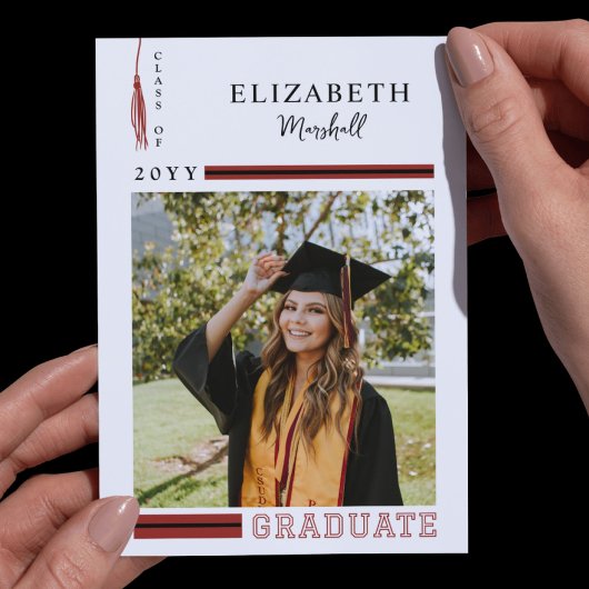 Multi Photo Graduation Party Kaart