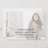 Multi Photo Graduation Party Kaart (Achterkant)