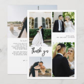 Multi-Photo Hartelijk dank Feestdagenkaart (Voorkant / Achterkant)