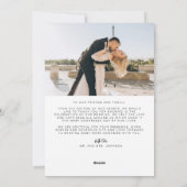 Multi-Photo Hartelijk dank Feestdagenkaart (Achterkant)