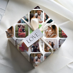Multi Photo Instagram-vierkant Cadeaupapier
