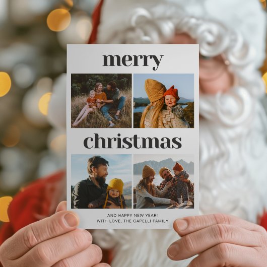 Multi Photo kerst Kaart