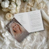 Multi Photo Memorial Sympathy Funeral Programme