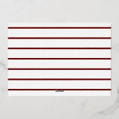 Multi-Photo Merry Kerstkaart Folie Feestdagenkaart (Achterkant)