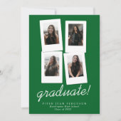 Multi Photo Modern Snapshots Afstuderen Aankondiging (Voorkant)