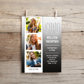 Multi Photo Moderne Afstudeerfeest Kaart