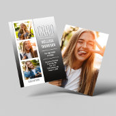 Multi Photo Moderne Afstudeerfeest Kaart