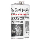 Multi Photo North Pole News Kerstmis Merry Heupfles (Rechts)