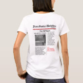 Multi Photo North Pole News Kerstmis Merry T-shirt (Achterkant)