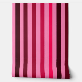 Multi Pink Stripe Behang