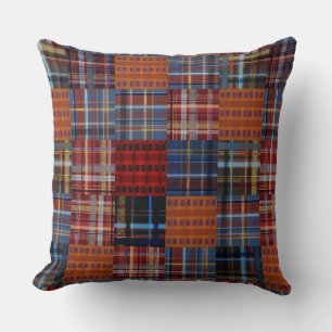 Multi Plaid Tegel Mod Style Kussen