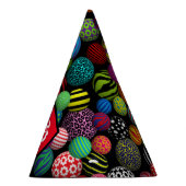 Multi-Print Ballen Feesthoedjes (Rechts)
