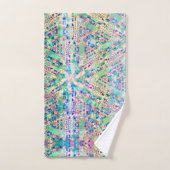 Multi Print Pastel Handdoek Set (Handdoek)