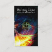 Multi Psychedelic Burst Fractals Visitekaartje (Achterkant)