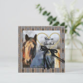 MULTI PURPOSE Country Horse Invitation Kaart (Staand voorkant)