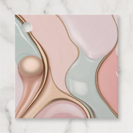 Multi purpose favor tags in stylish graphic bedankjes labels