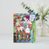 MULTI PURPOSE KAART PER BAD GIRL ART (Staand voorkant)