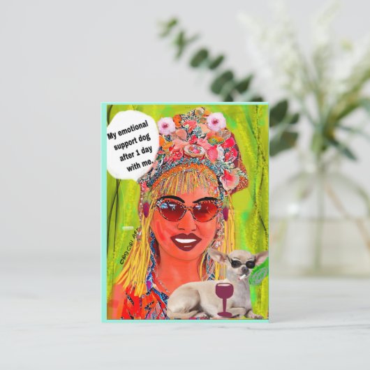 MULTI PURPOSE KAART PER BAD GIRL ART (Staand voorkant)