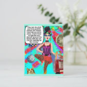 MULTI PURPOSE KAART PER BAD GIRL ART (Staand voorkant)