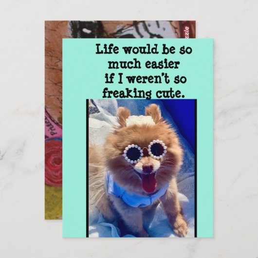 MULTI PURPOSE KAART PER BAD GIRL ART (Voorkant / Achterkant)