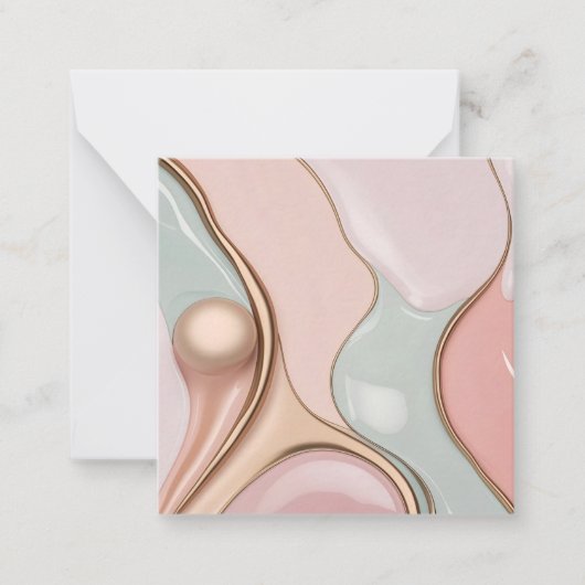 Multi purpose note card in stylish graphic notitiekaartje (Voorkant)