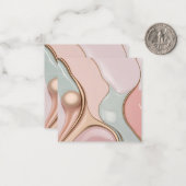 Multi purpose note card in stylish graphic notitiekaartje (Voorkant / Achterkant in situ)