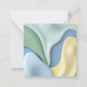 Multi purpose note card in stylish graphic notitiekaartje (Voorkant)