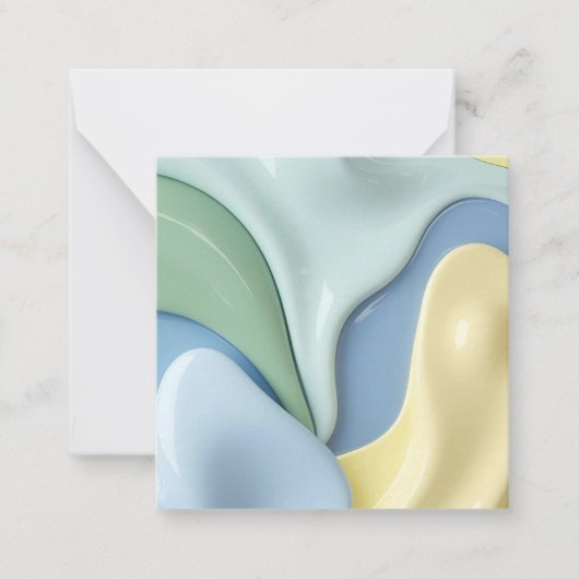 Multi purpose note card in stylish graphic notitiekaartje (Voorkant)