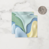 Multi purpose note card in stylish graphic notitiekaartje (Voorkant / Achterkant in situ)