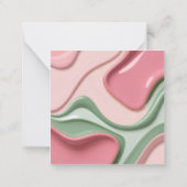 Multi purpose note card in stylish graphic notitiekaartje (Achterkant)