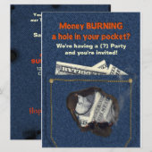 Multi-Purpose Product Party Invitation-Humor Kaart (Voorkant / Achterkant)