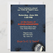 Multi-Purpose Product Party Invitation-Humor Kaart (Achterkant)