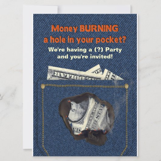 Multi-Purpose Product Party Invitation-Humor Kaart (Voorkant)