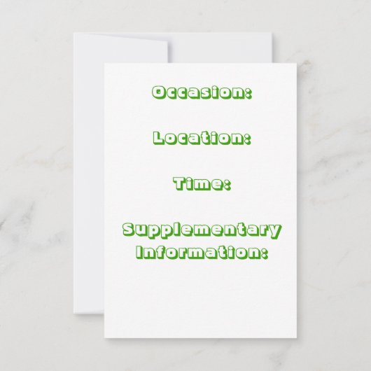 Multi-Purpose Uitnodiging - Zelfde-Geslacht Weddin (Achterkant)