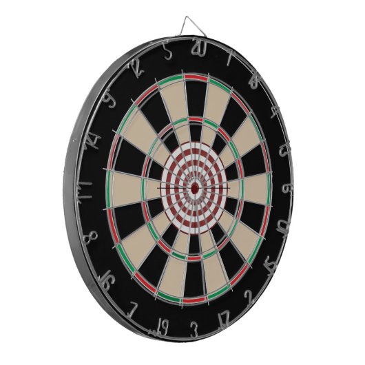 Multi Ring Doelen Dartboard Dartbord (Voorkant Links)