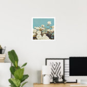 Multi Roses Bloementuin Foto Kunstprint Poster (Thuiskantoor)
