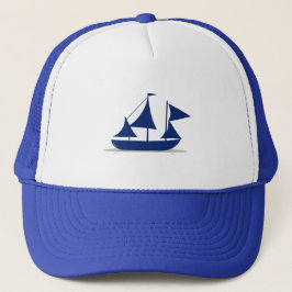 Multi-Sail Sailboat Marine Nautical Trucker Pet
