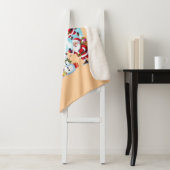 **“Multi-Santa Christmas Fun – 3D Cartoon Transpar Sherpa Deken (In situ)