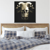 Multi-Schedel Fusie Kunst Canvas Afdruk (Insitu (Slaapkamer))