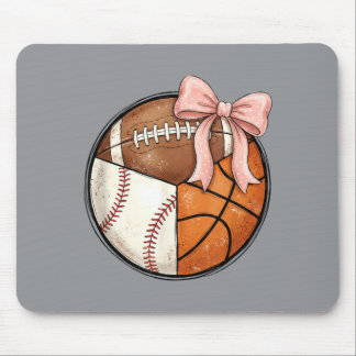 Multi Sport Bal Roze Strik Baseball Voetbal Muismat
