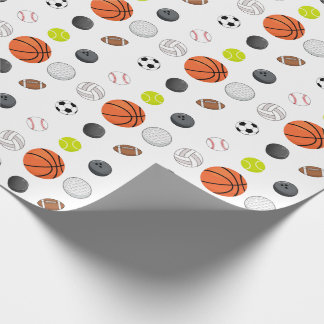 Multi Sport Kinderverjaardag Cadeaupapier