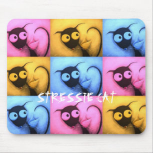 Multi Stressie Cat Mousepad Muismat